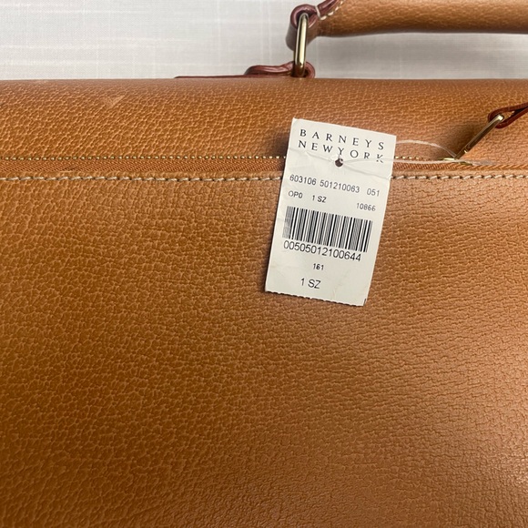 Brand new never used Serapian Milano Slim briefcase. Color Tobaco. - Picture 10 of 15